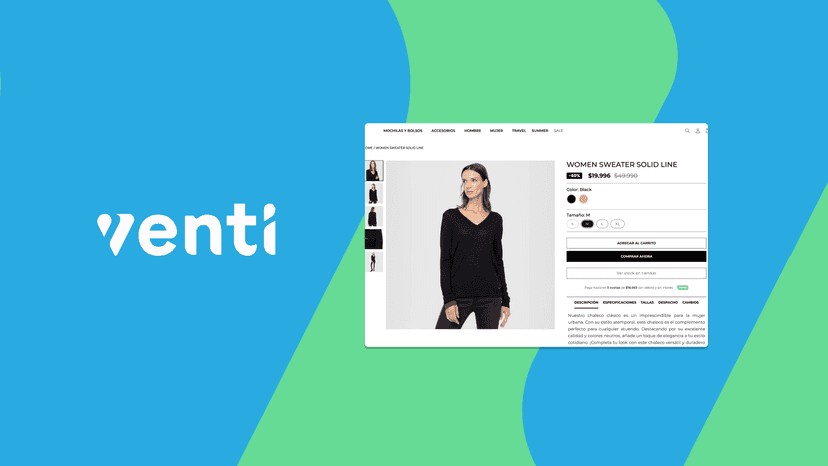 Widget en tienda
