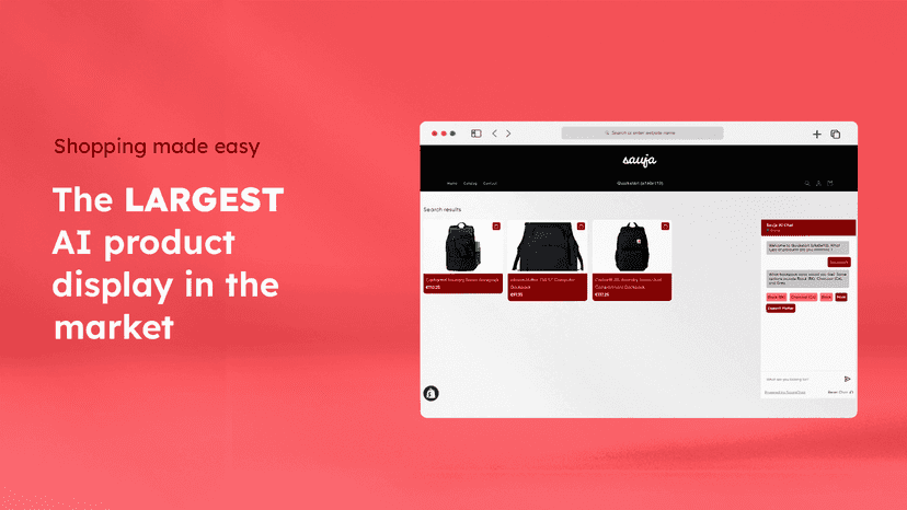Sauja AI chat & product finder