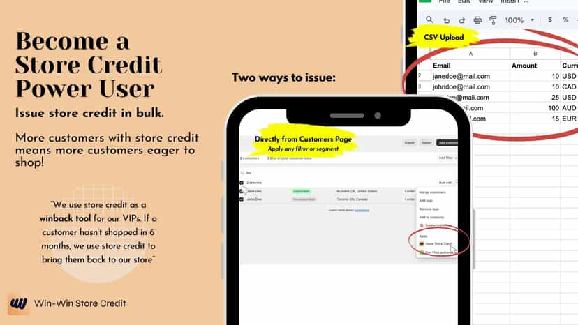 Become a Store Credit Power User - Bulk Issue, CSV Upload