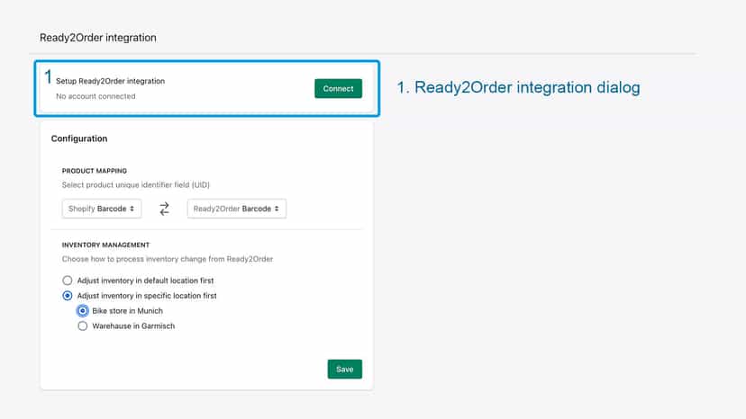 Connect your Ready2Order account