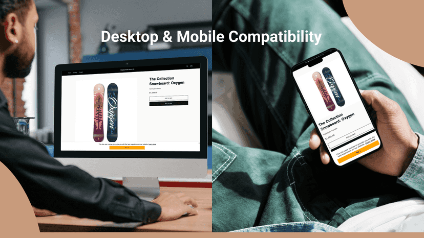 Mega GDPR Cookie Bar - Optimized for Mobile and Desktop