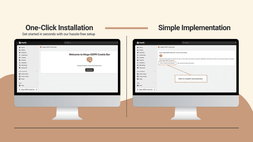 Mega GDPR Cookie Bar - Simple implementation and customisation