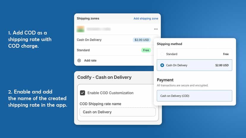 Add an extra charge for COD payment
