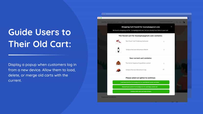 Shopify Persistent Cart Popup