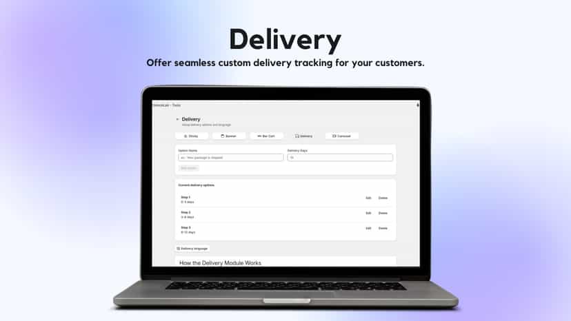 delivery preview