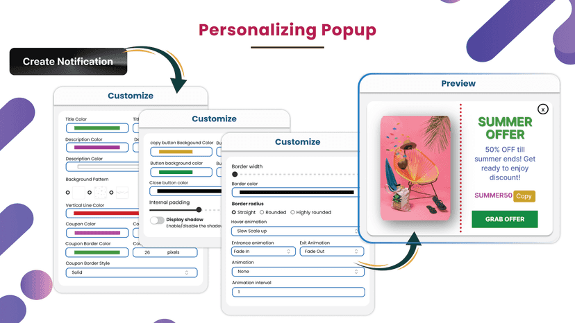 6 - Personalizing popup