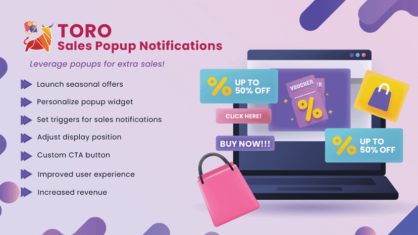 TORO Sales Popup Notifications Shopify App