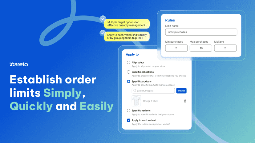 limit purchase, order limit, limit quantity, low stock counter
