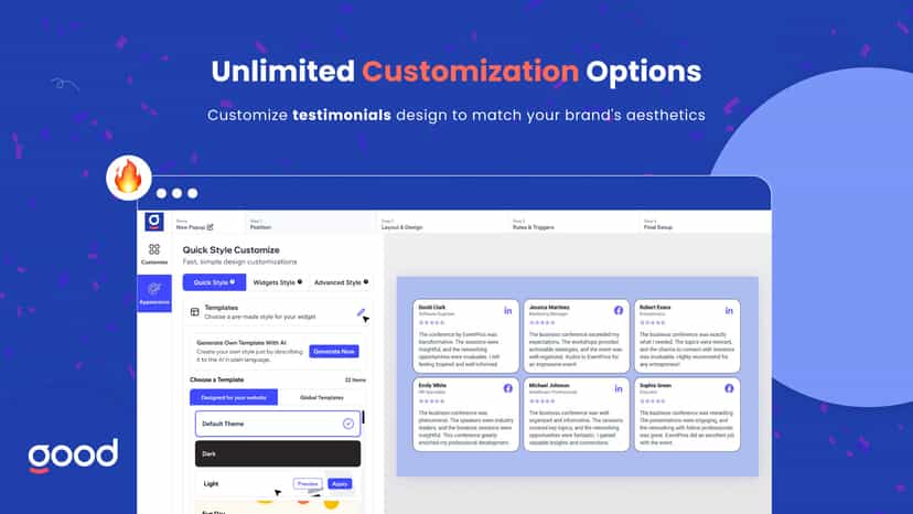 Unlimited Customization