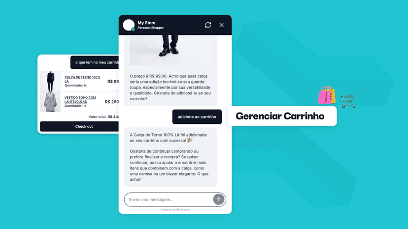Gerenciar carrinho