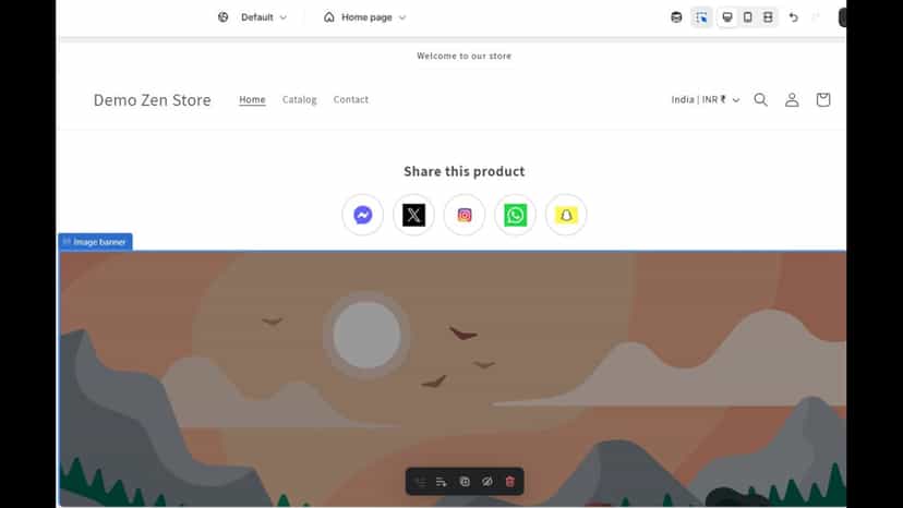 preview of the app