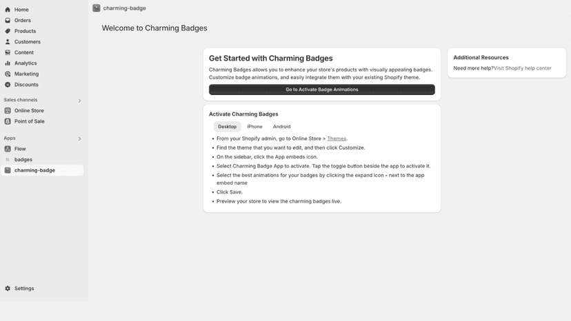 Onboarding page