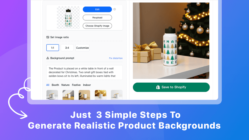Just 3 Simple Steps To Generate Realistic Product Backgrounds