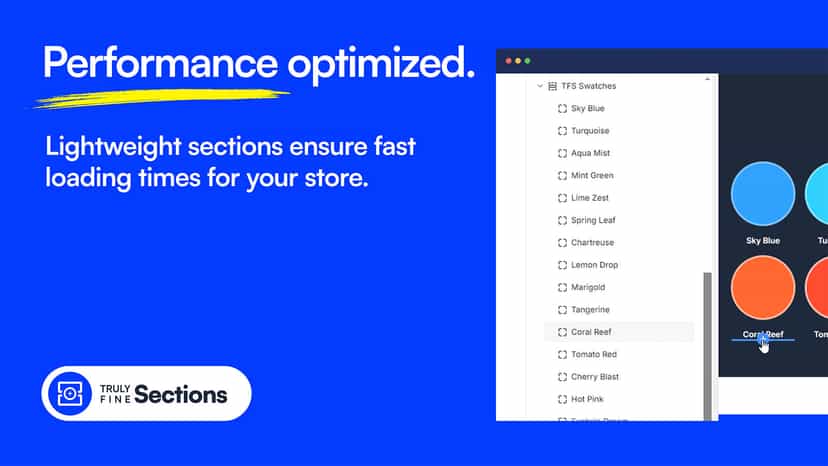 Truly Fine Sections - Performance Optimized