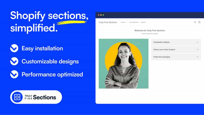 Truly Fine Sections - Simplified