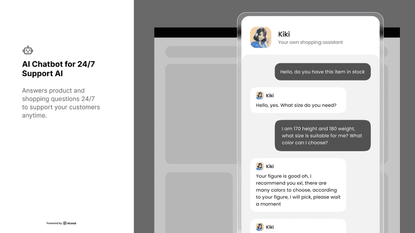 Support Al Al Chatbot for 24/7