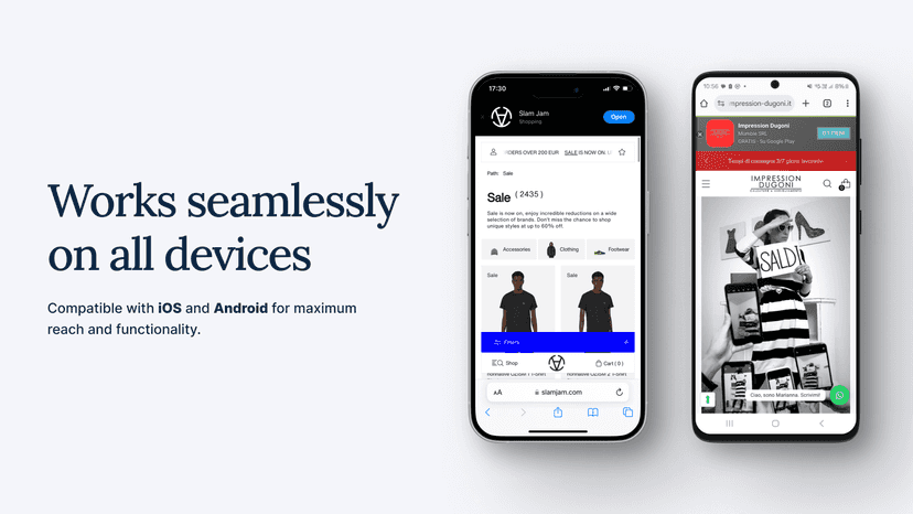Works seamlessly on all devices