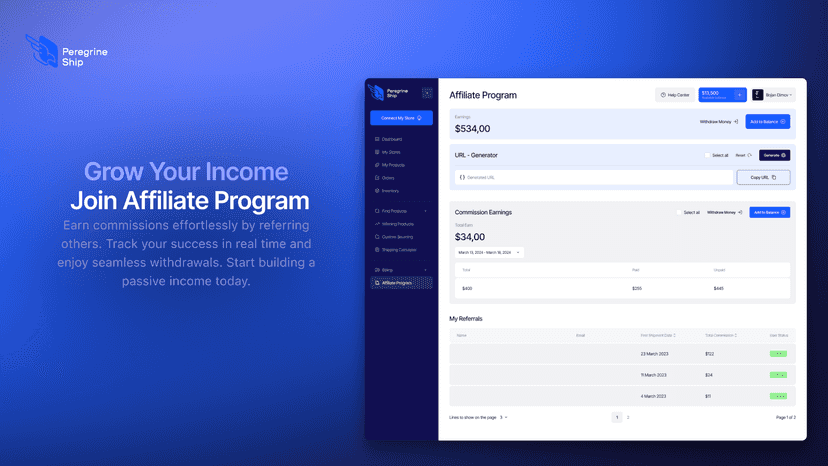 Peregrine - Affiliate