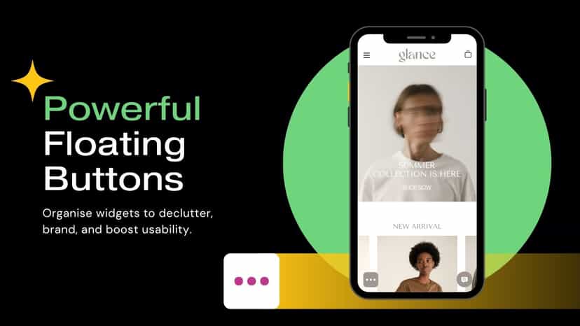 organise widgets to declutter, brand and boost usability