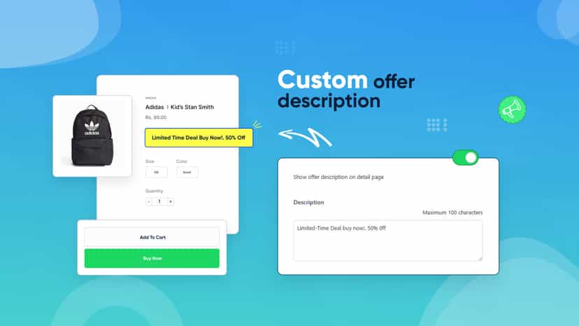 Offer descriptions