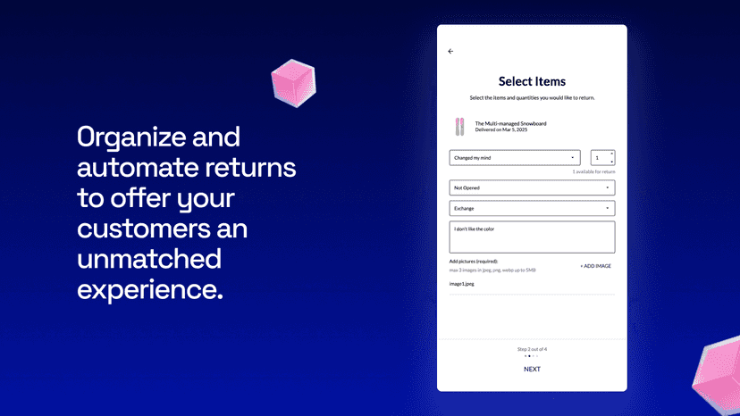 Build a branded returns portal