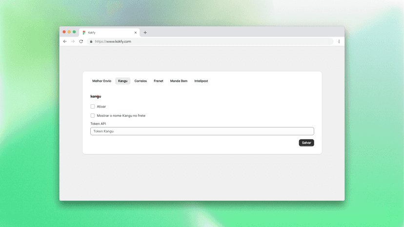 integrações kokfy calculo frete no produto shopify