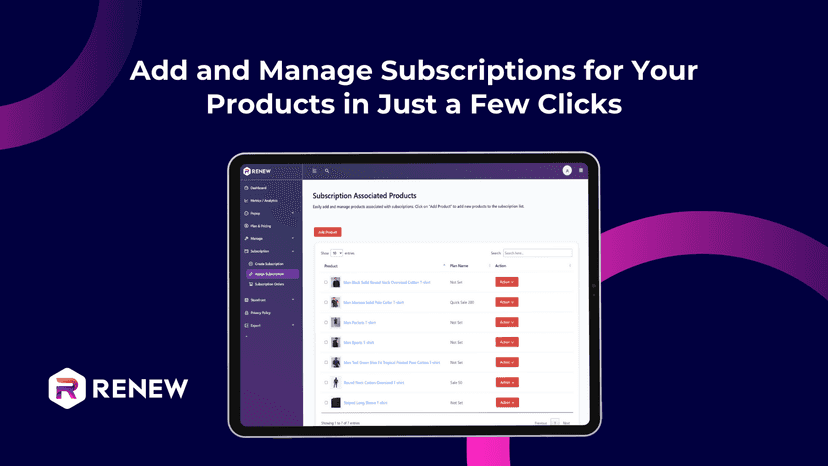 manage your product subscription