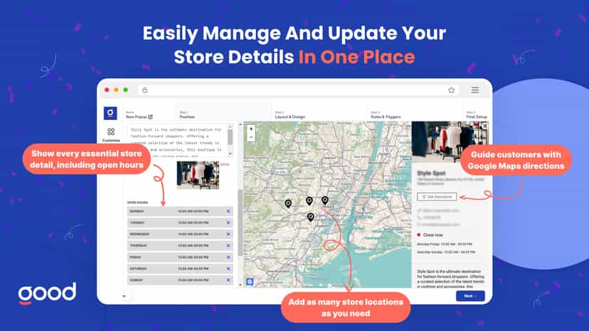 Add Store details