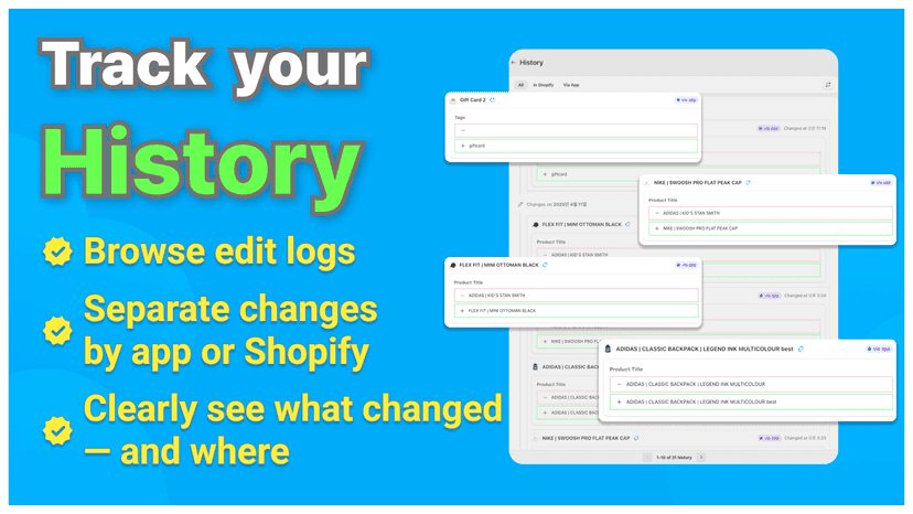 Track your History