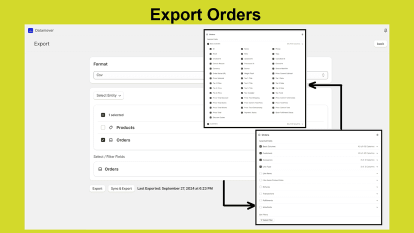 Export Orders
