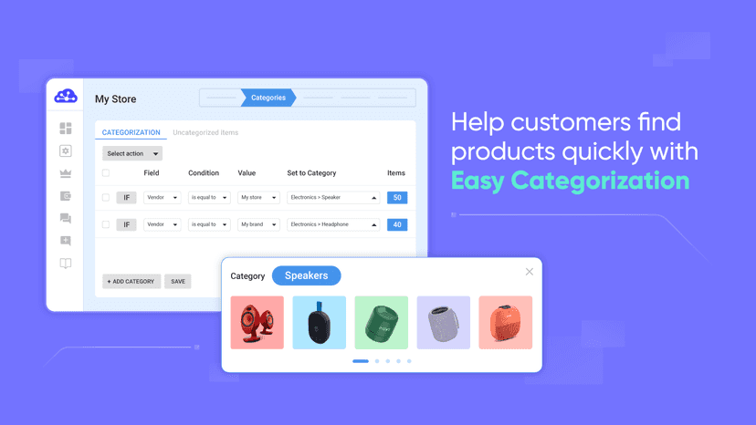 Feed easy categorization