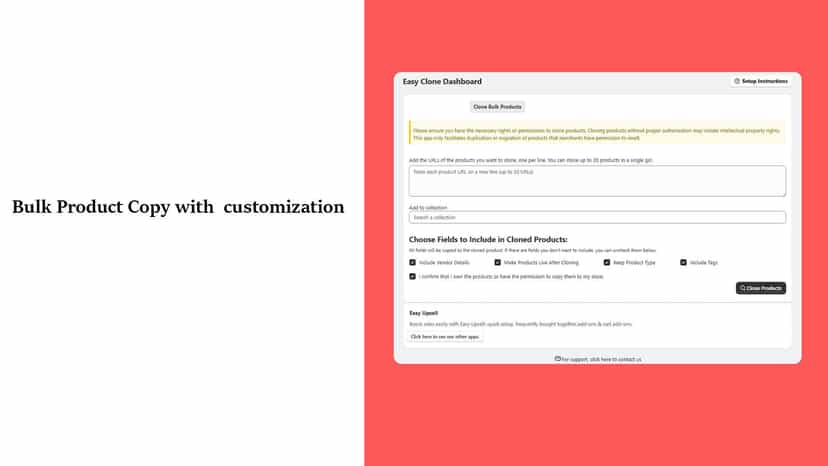 Preview product details before cloning with Clone Product Magic