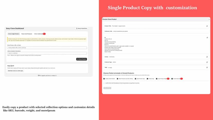 Steps to clone products: Copy, Paste, and Clone with Clone Produ