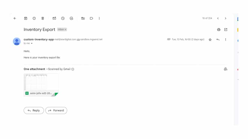 Email UI