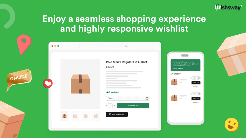 Enjoy a seamless shopping experience and highly responsive