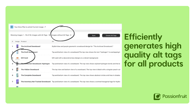 Create alt text with one click