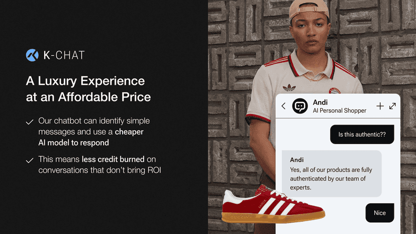 We use the right AI model for the query = lower cost