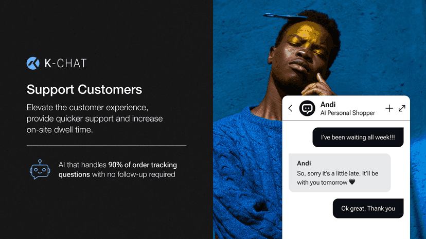 K-Chat AI Chatbot 90% customer service automation
