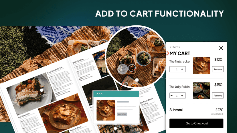 Add to cart functionality