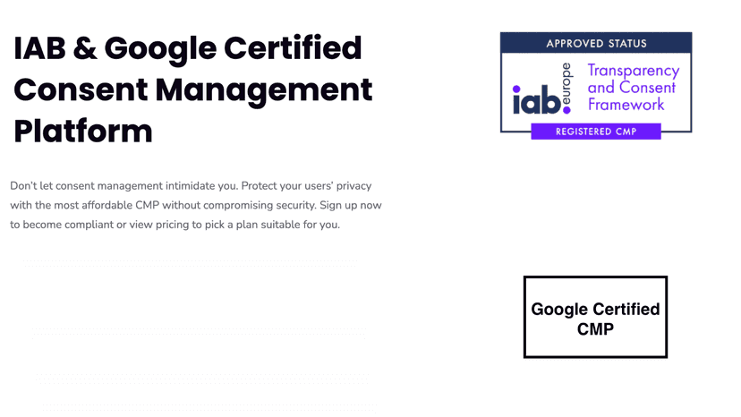 FlexyConsent certified consent management platform feature image