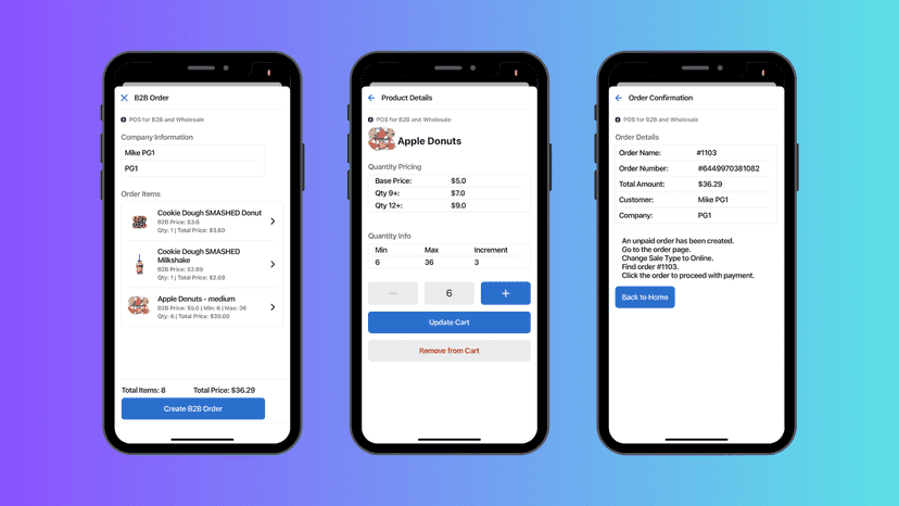Walkthrough of POS app