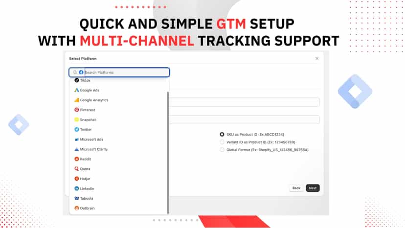 wixpa google tag manager shopify
