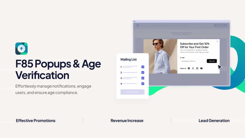 Capture leads with popups, expanding customer base and sales.