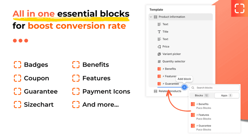 All in one essential blocks