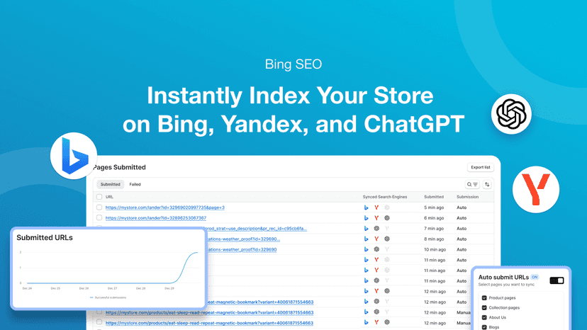 Instantly Index on Bing & Yandex using IndexNow Protocol