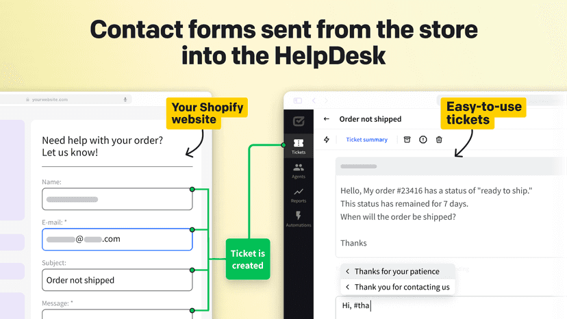Fully manageable and constantly updated ticket details