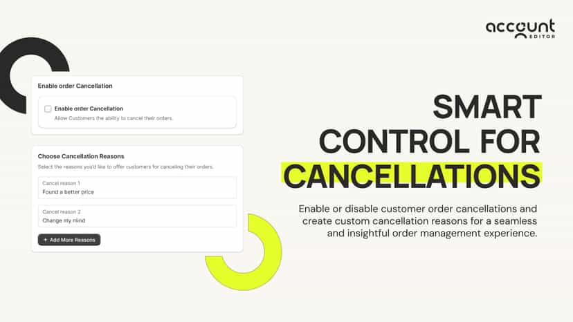 Control for Cancellations