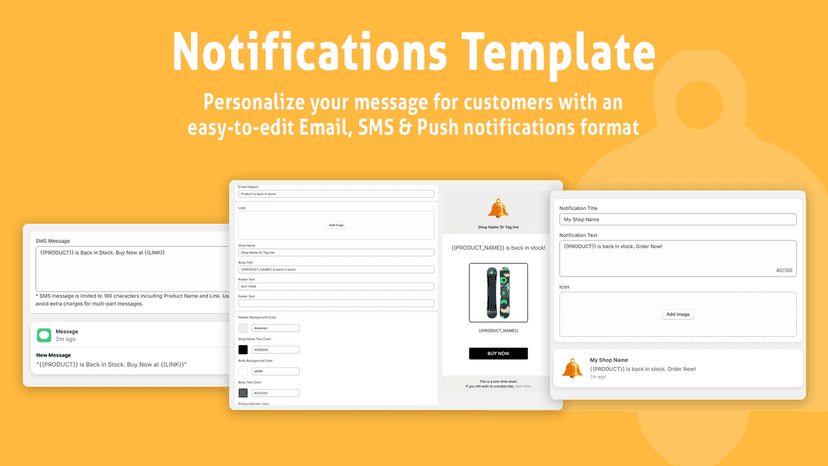control notifications template