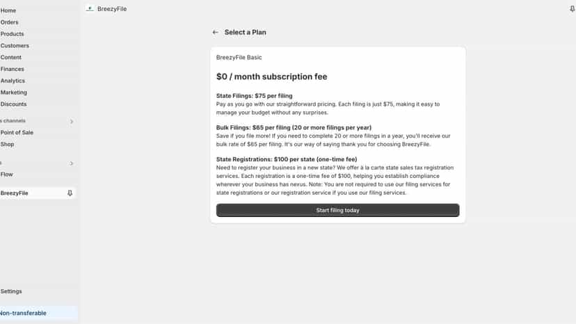 BreezyFile Pricing