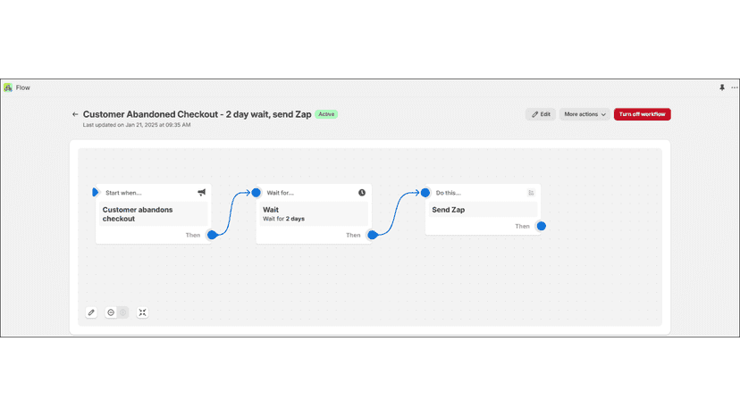 Create a Flow to send Recipient data to ZAP~POST